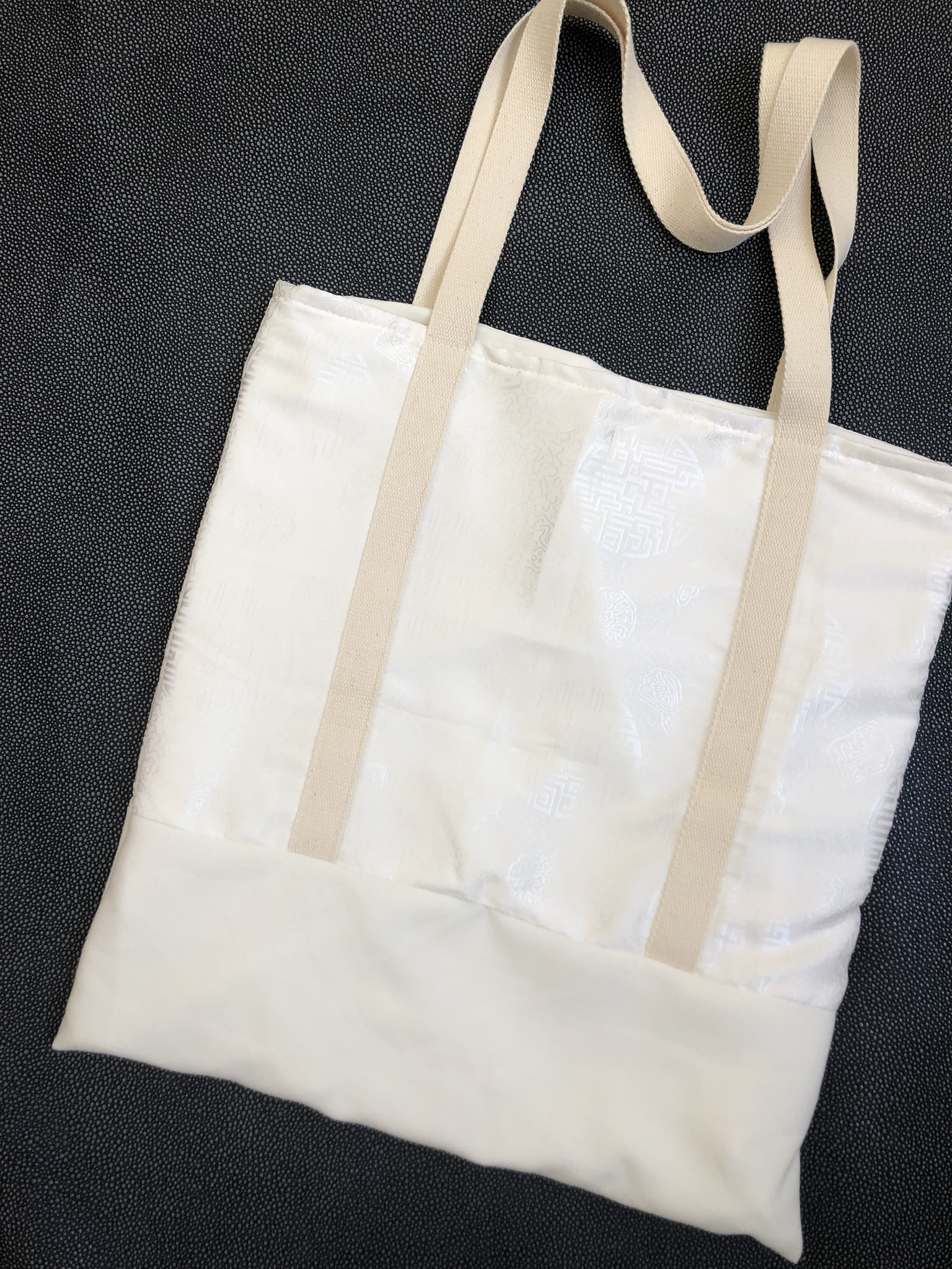 sac, tote bag, grande anse, artisanat, handmade, pièce unique, doublure upcyclée, création originale, 